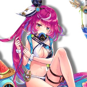 Albe swim closeup