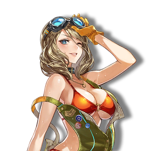 Chal swim closeup