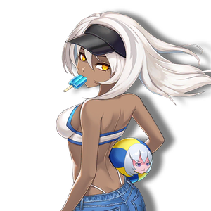 Gl lili swim closeup