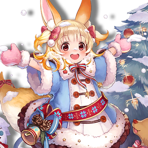 Nina xmas closeup